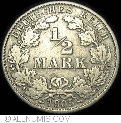 1/2 Mark 1905 J