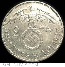 Image #1 of 2 Reichsmark 1937 G - Paul von Hindenburg