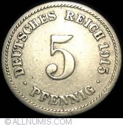 Image #1 of 5 Pfennig 1915 F