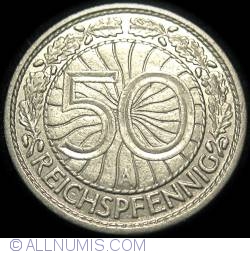Image #1 of 50 Reichspfennig 1929 A