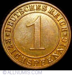 1 Reichspfennig 1936 J