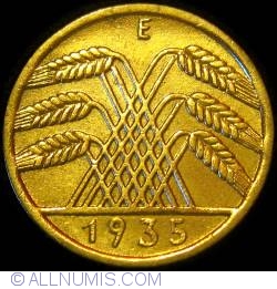 Image #2 of 10 Reichspfennig 1935 E
