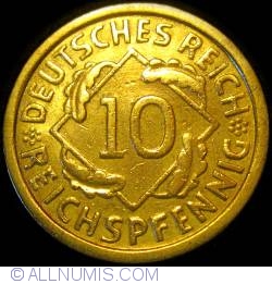 10 Reichspfennig 1935 G