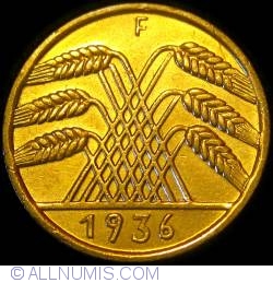 Image #2 of 10 Reichspfennig 1936 F