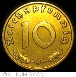 Image #1 of 10 Reichspfennig 1937 J