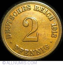 2 Pfennig 1913 A