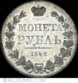 Image #1 of 1 Rouble 1842 MW