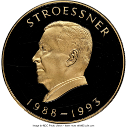 300000 Guaranies 1988 - 8th Term of President A. Stroessner