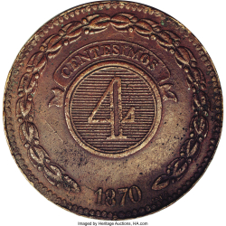 4 Centesimos 1870