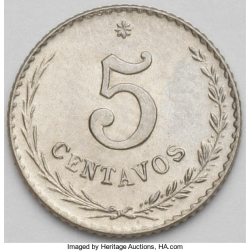 Image #1 of 5 Centavos 1900