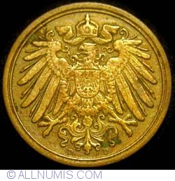 1 Pfennig 1910 D