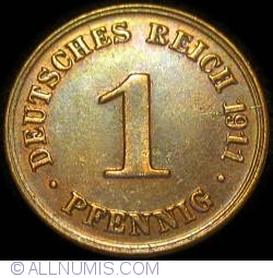 Image #1 of 1 Pfennig 1911 D