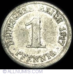1 Pfennig 1917 G