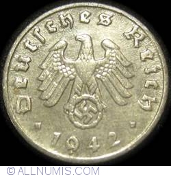 Image #2 of 1 Reichspfennig 1942 D