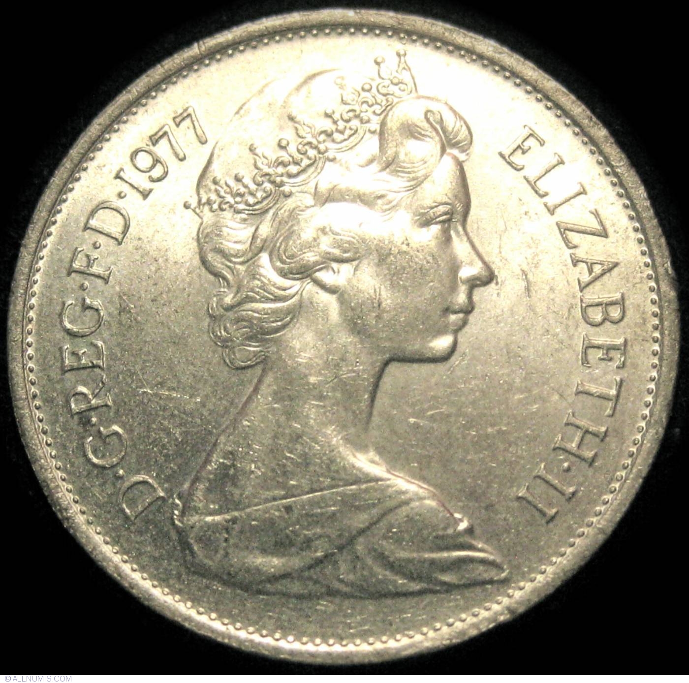 10 New Pence 1977 Elizabeth II 1952 present Great Britain Coin 