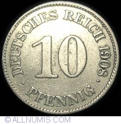 10 Pfennig 1908 E