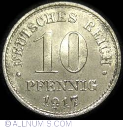 Image #1 of 10 Pfennig 1917 F