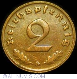2 Reichspfennig 1939 G