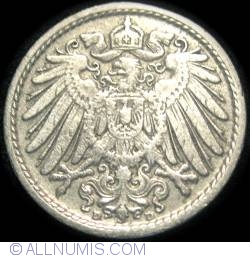 Image #2 of 5 Pfennig 1905 D