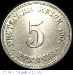 Image #1 of 5 Pfennig 1907 A