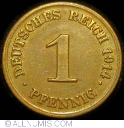1 Pfennig 1914 D