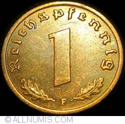 Image #1 of 1 Reichspfennig 1938 F