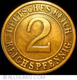 2 Reichspfennig 1924 E