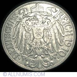 25 Pfennig 1910 D