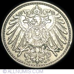 5 Pfennig 1913 G