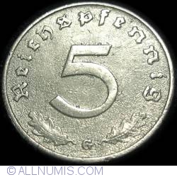 Image #1 of 5 Reichspfennig 1940 G