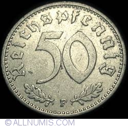Image #1 of 50 Reichspfennig 1942 F