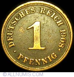 1 Pfennig 1908 E