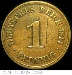 Image #1 of 1 Pfennig 1914 F