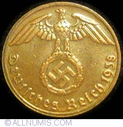 Image #2 of 1 Reichspfennig 1938 D