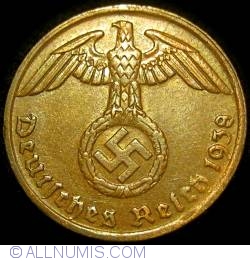 Image #2 of 1 Reichspfennig 1938 G
