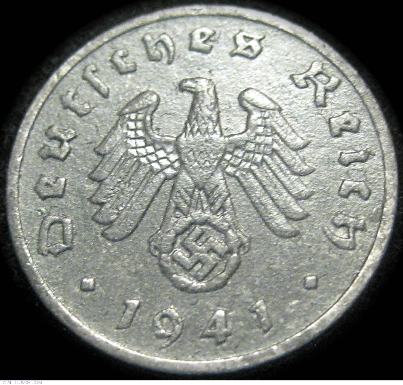1 Reichspfennig 1941 F, Third Reich (1933-1945) - Germany - Coin - 23292
