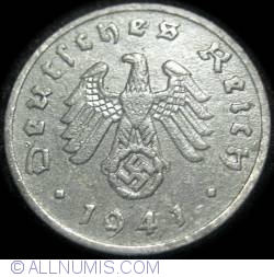 Image #2 of 1 Reichspfennig 1941 F