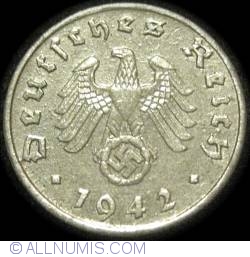 Image #2 of 1 Reichspfennig 1942 G