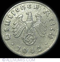 Image #2 of 1 Reichspfennig 1942 J