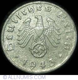 Image #2 of 1 Reichspfennig 1943 G