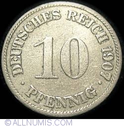 10 Pfennig 1907 G