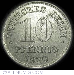 Image #1 of 10 Pfennig 1920