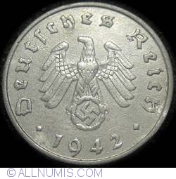 Image #2 of 10 Reichspfennig 1942 F