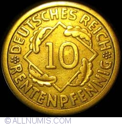 10 Rentenpfennig 1923 A