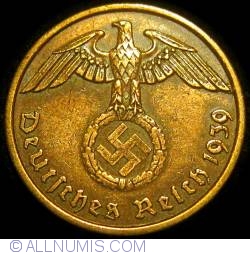 Image #2 of 2 Reichspfennig 1939 A