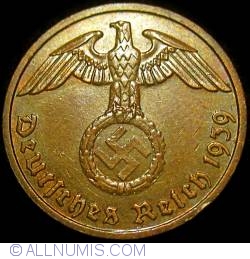 Image #2 of 2 Reichspfennig 1939 E