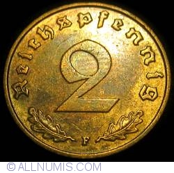 2 Reichspfennig 1939 F