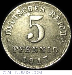 5 Pfennig 1917 A