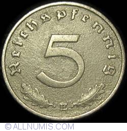 Image #1 of 5 Reichspfennig 1941 E