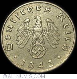 Image #2 of 5 Reichspfennig 1943 A